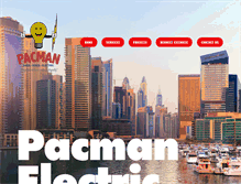 Tablet Screenshot of pacmanelectric.com